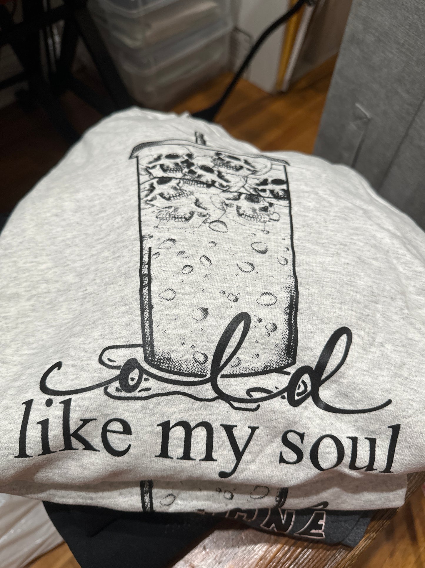 Cold like my soul sweatshirt - market exclusive