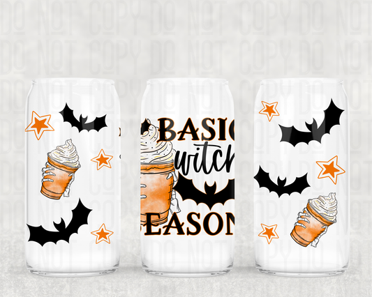 Basic Witch Season Frosted Glass