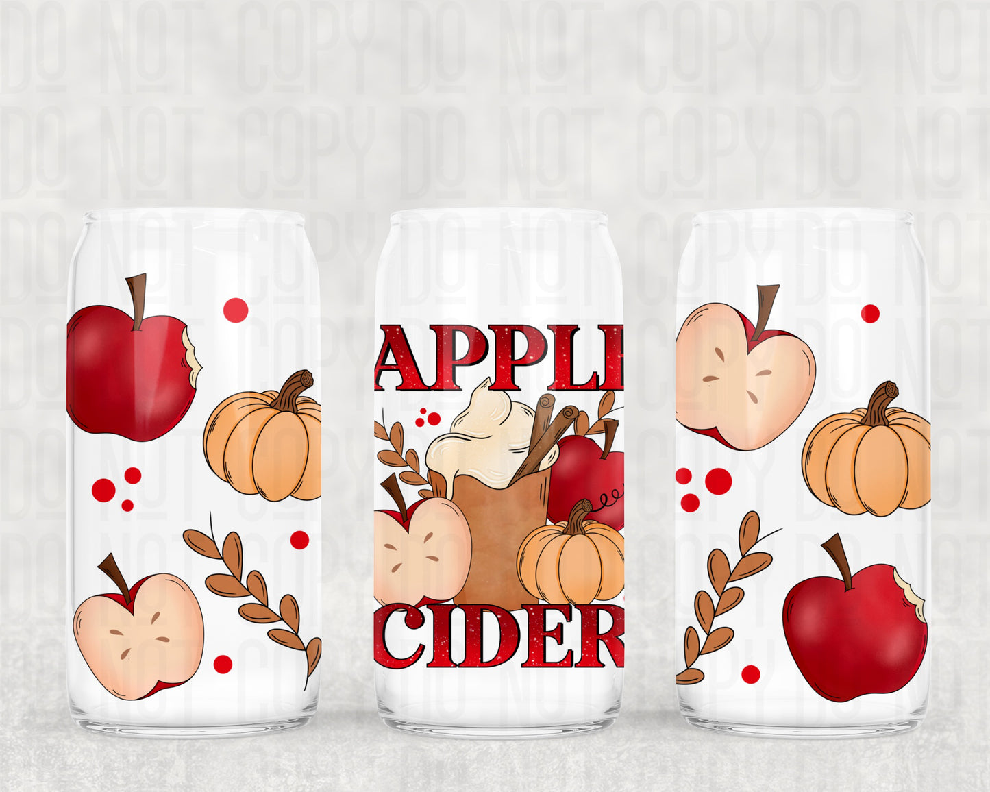 Apple Cider Frosted Glass