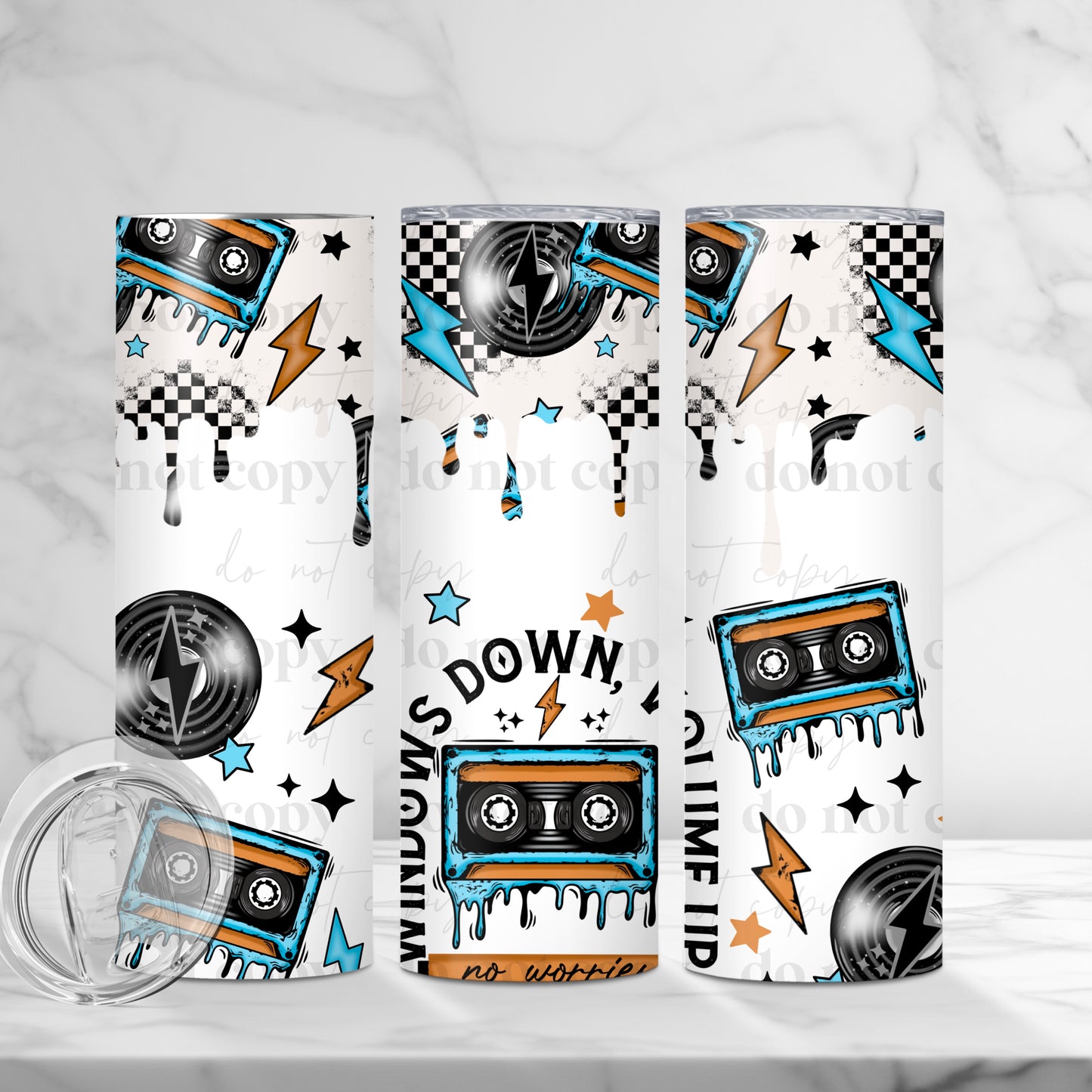 Windows Down, Volume Up - 20 Oz Tumbler