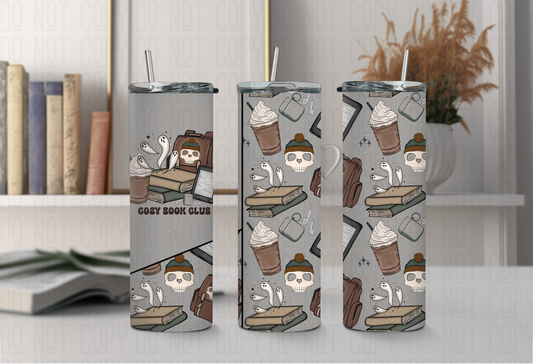 Cozy Book Club Tumbler