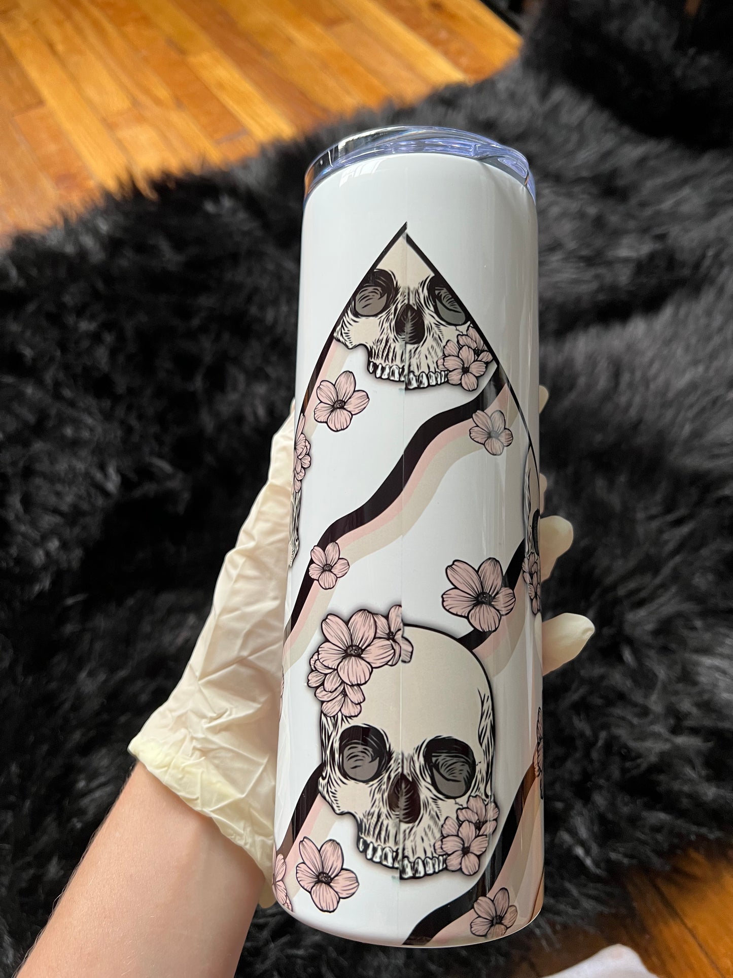 OOPSIE - Floral Skull Tumbler