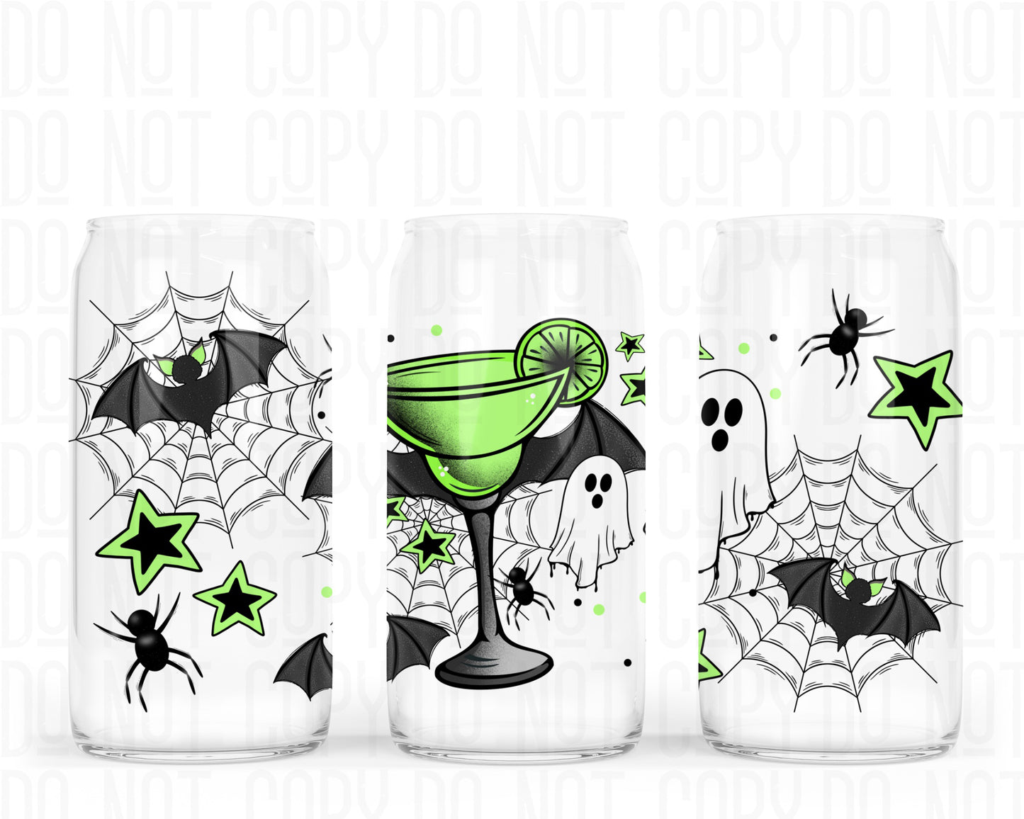 Spooky Drink Frosted Glass