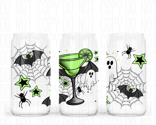 Spooky Drink Frosted Glass